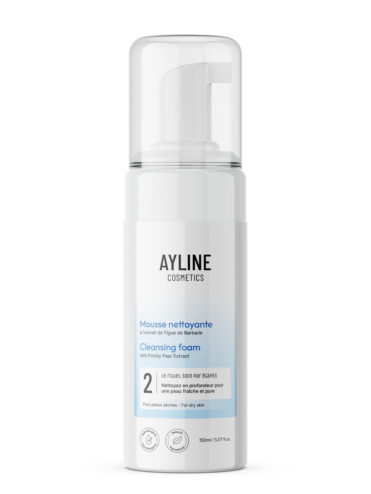 Mousse Nettoyante Visage – Peaux Sèches